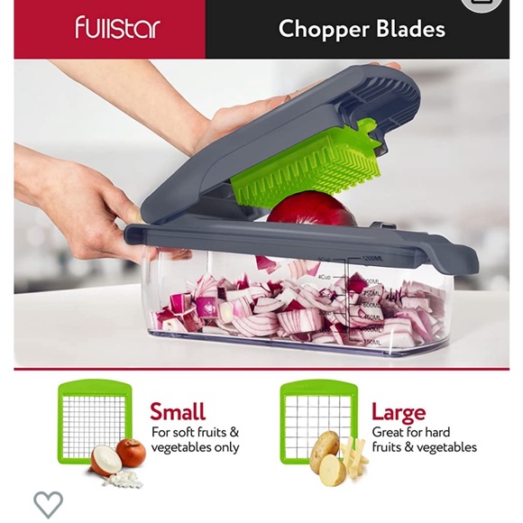 New Vegetable Chopper,Spiralizer Slicer Chopper with Container, Pro Food Chopper - Picture 11 of 16